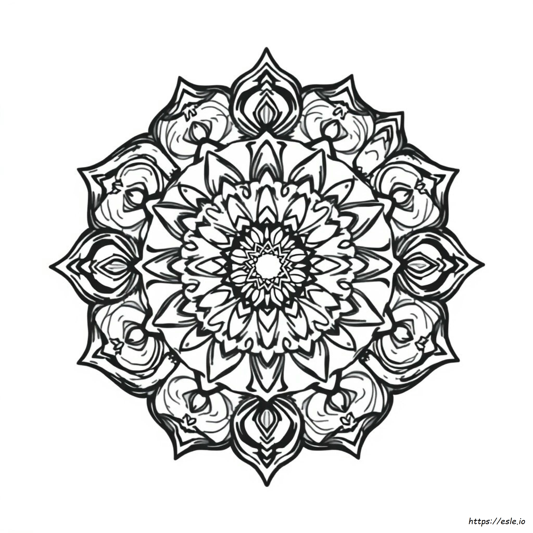 Mandale De Colorat Gratuite De Printat