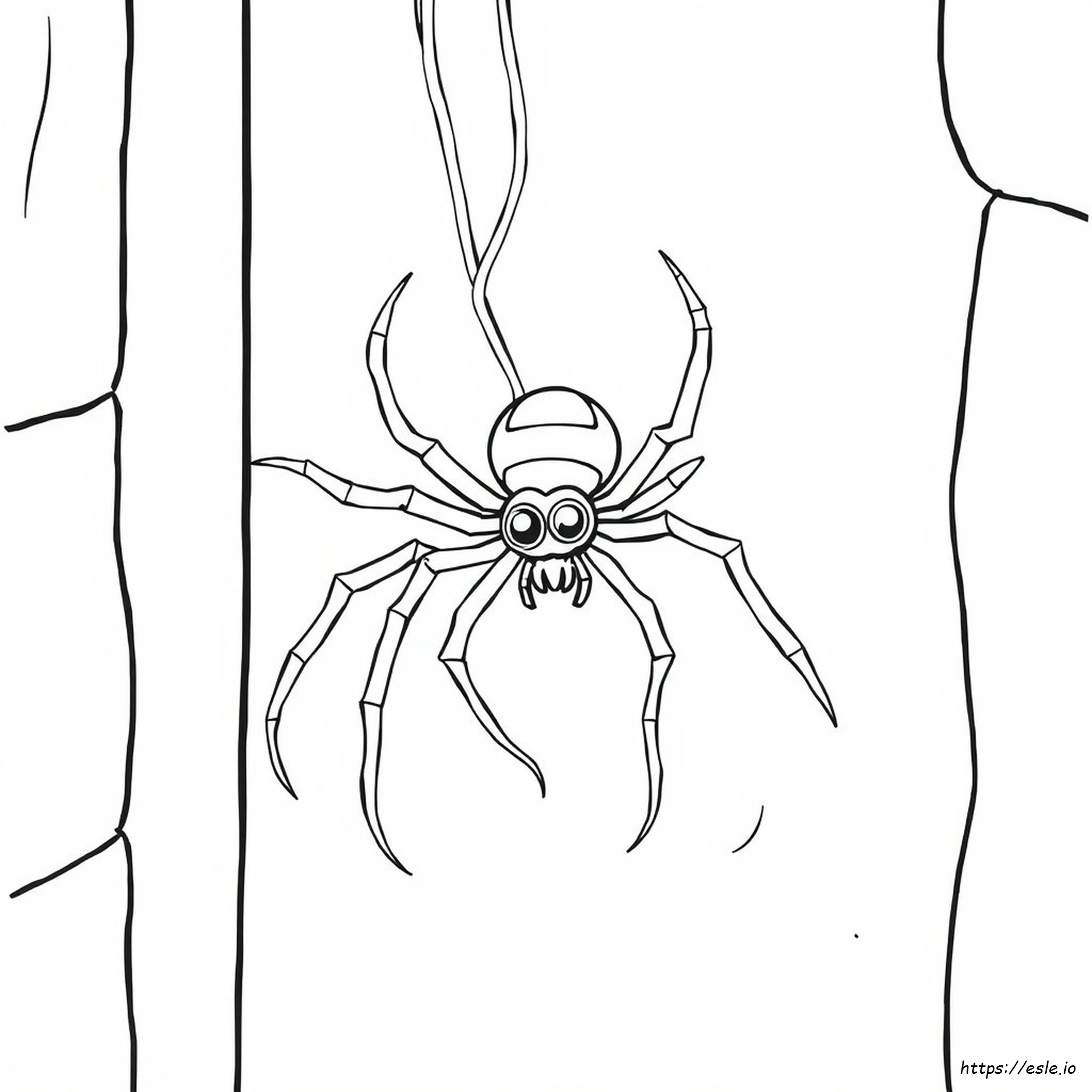 Scary Spider Coloring Pages