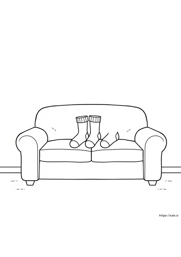 Socks Coloring Sheet