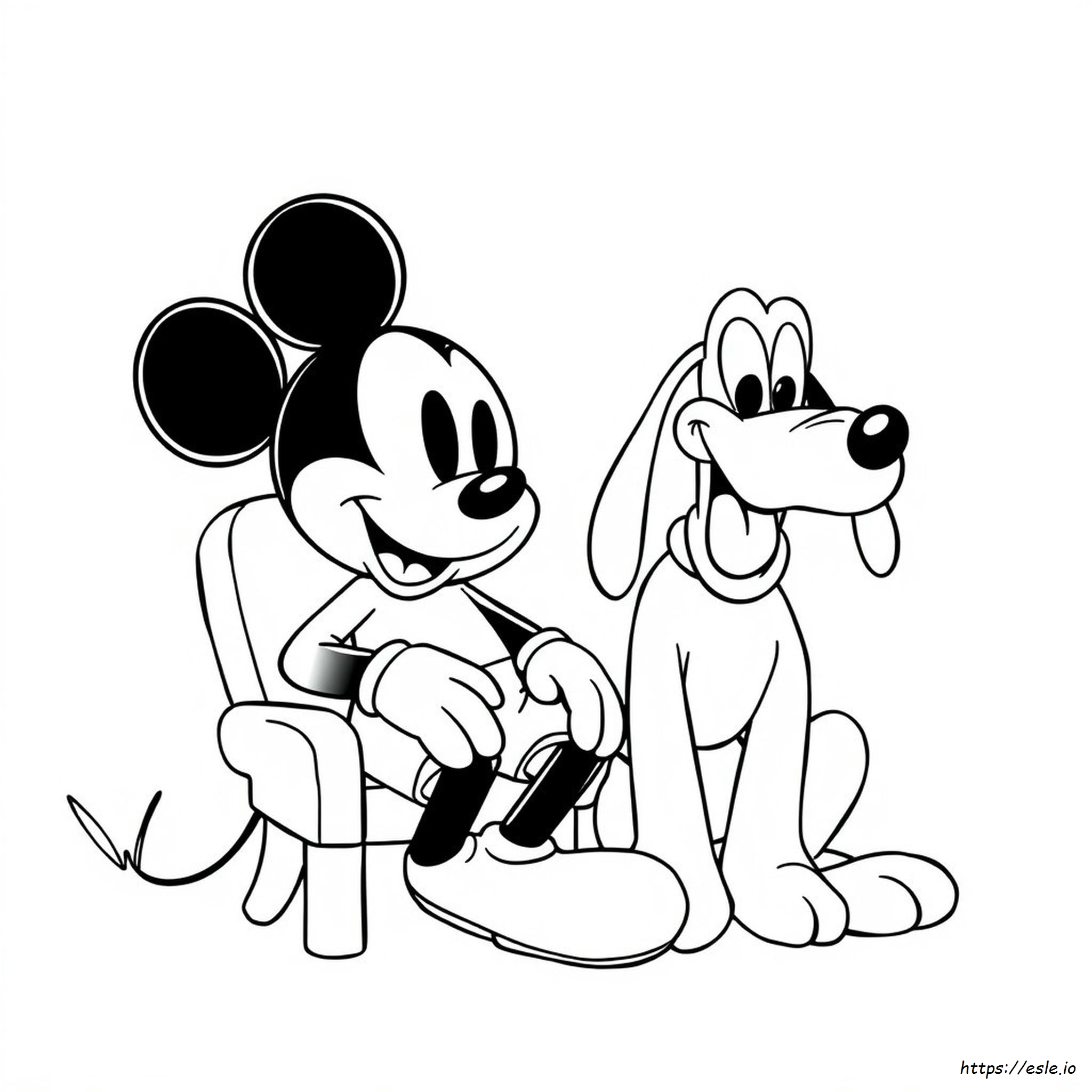 Mickey Mouse Coloring Pages For Kids