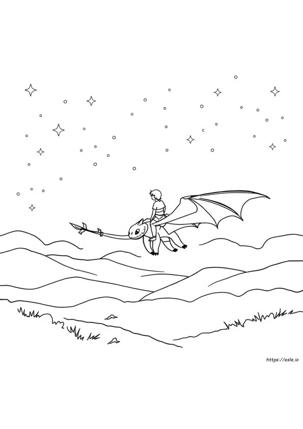 Sdentato Drago Da Colorare