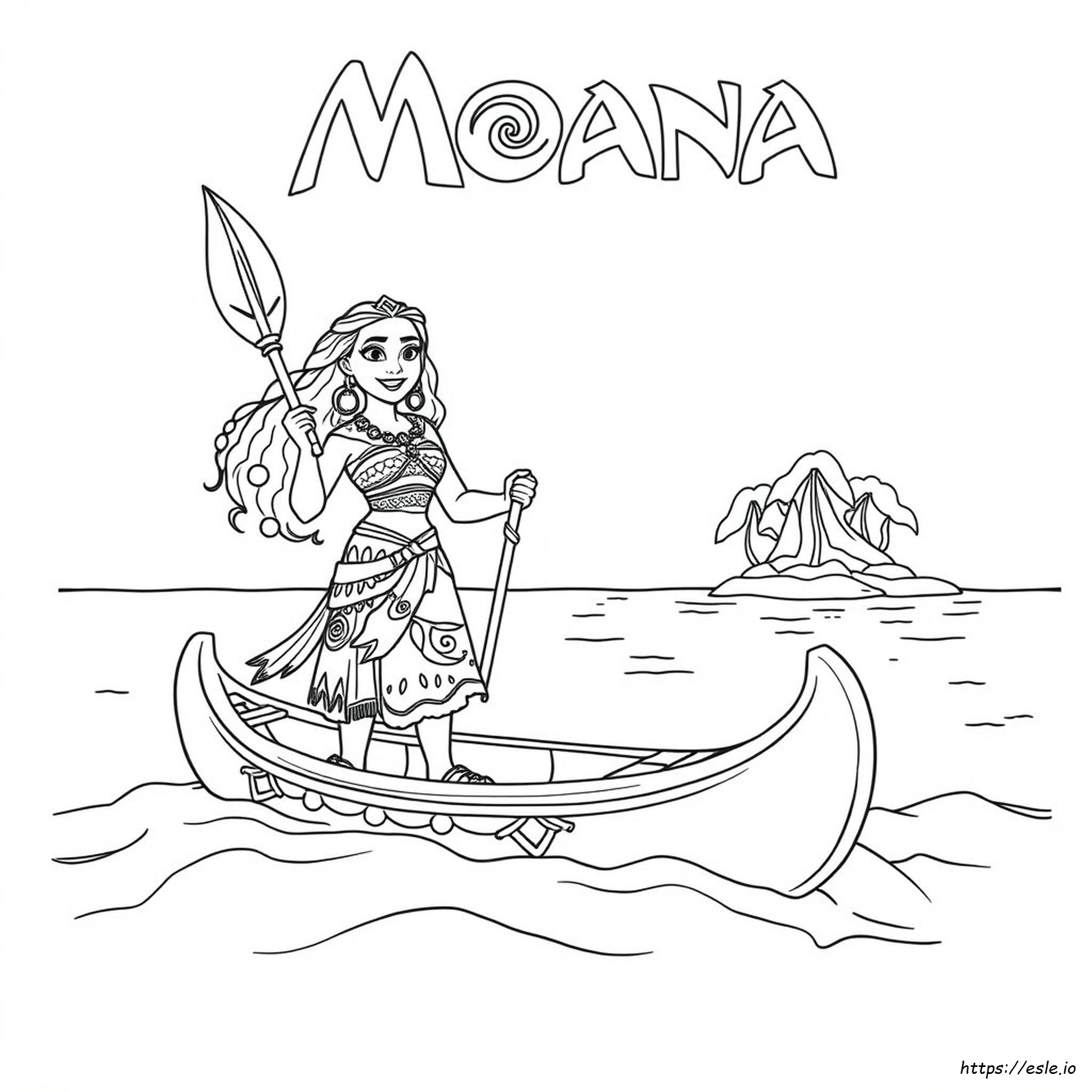 Moana Disney Princess Coloring