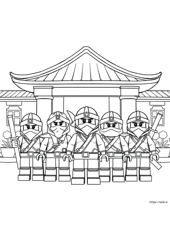 Nowa Kolorowanka Z Filmu Ninjago
