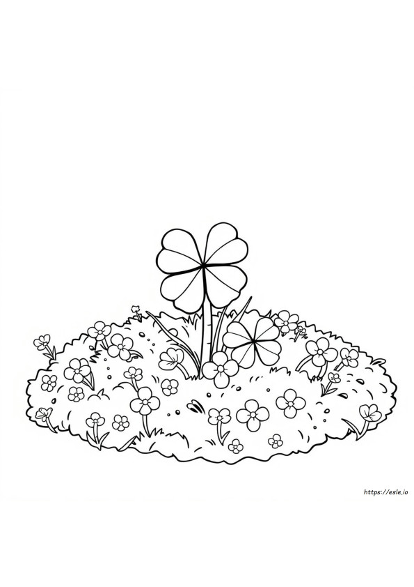 Coloriage Trèfle