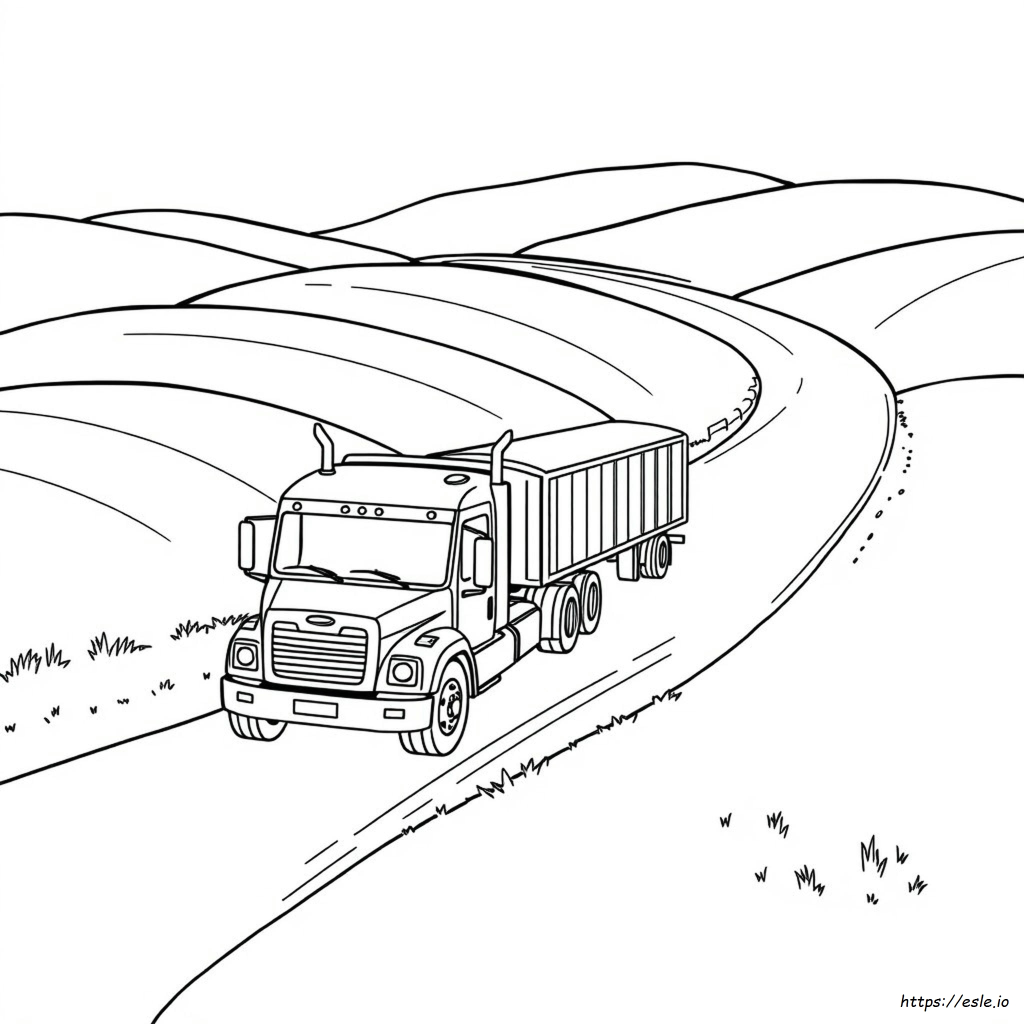 Coloring Sheets Of Trucks