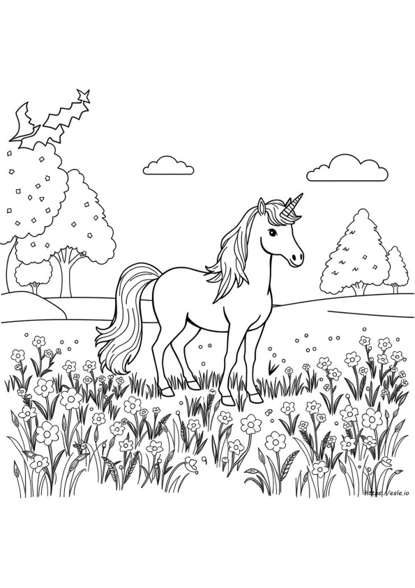 Unicorn Coloring Pages For Adults