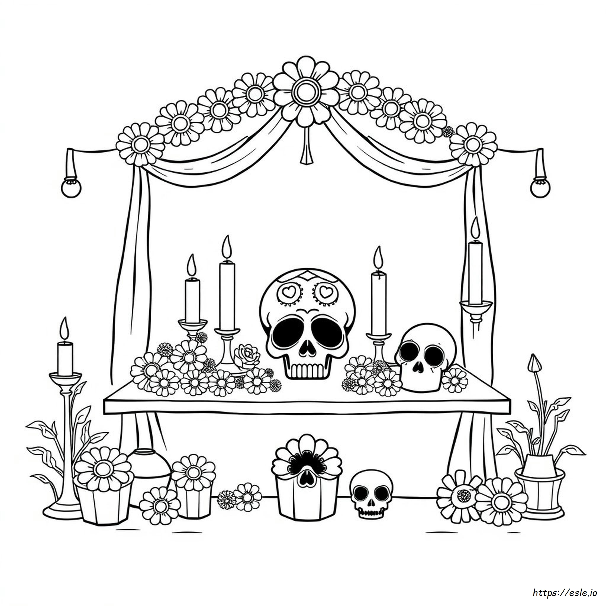 Disegni Da Colorare Stampabili Del Giorno Dei Morti