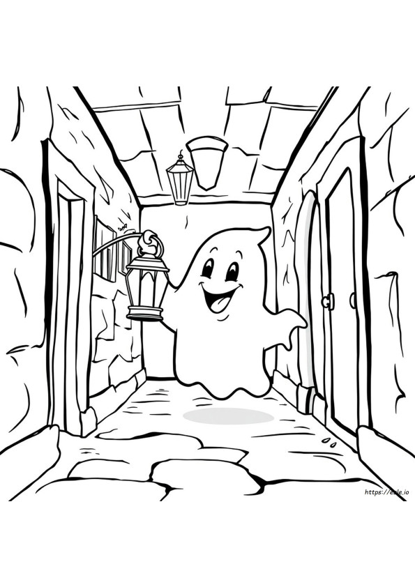 Fantasma Boo Da Colorare