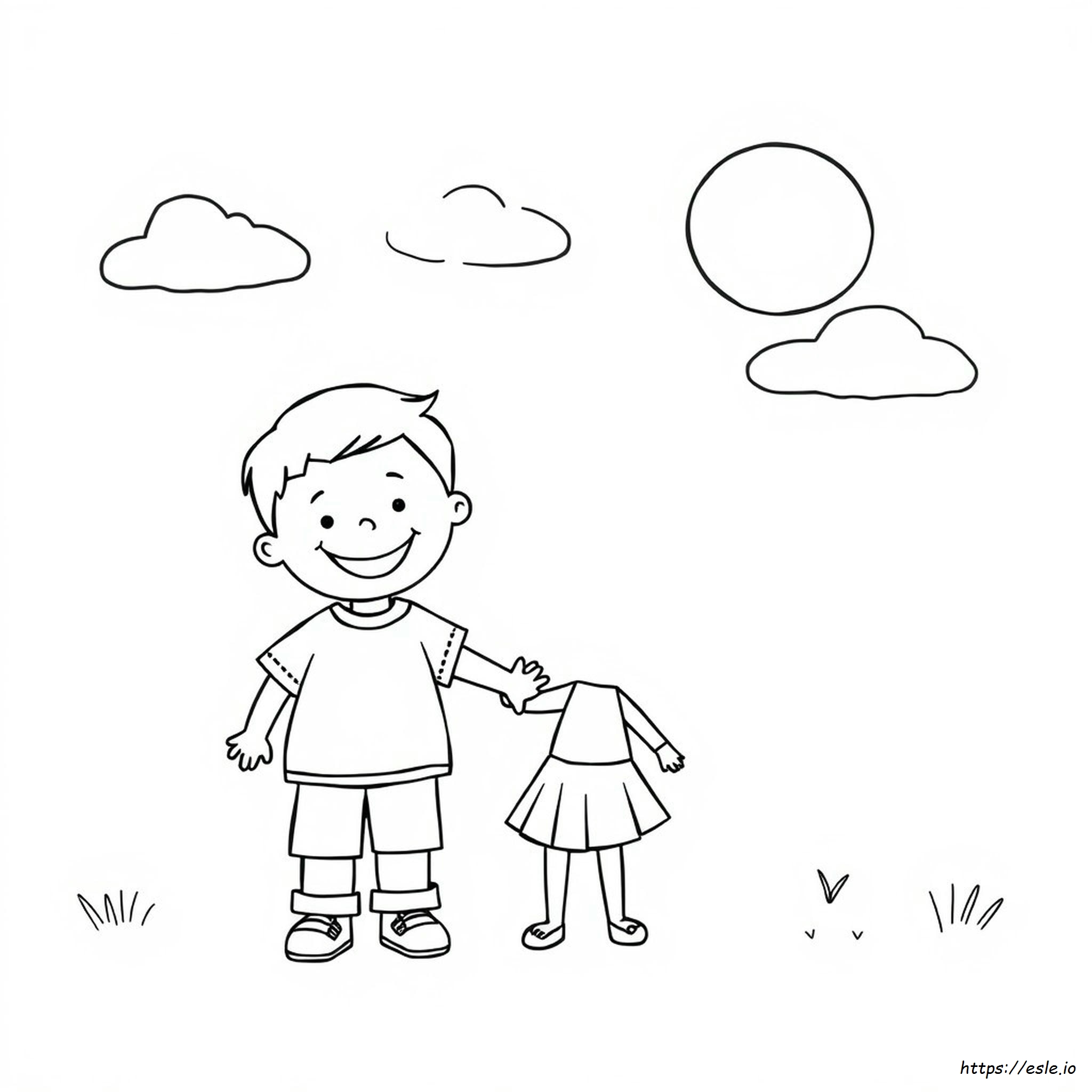 Kindness Coloring Pages For Preschoolers