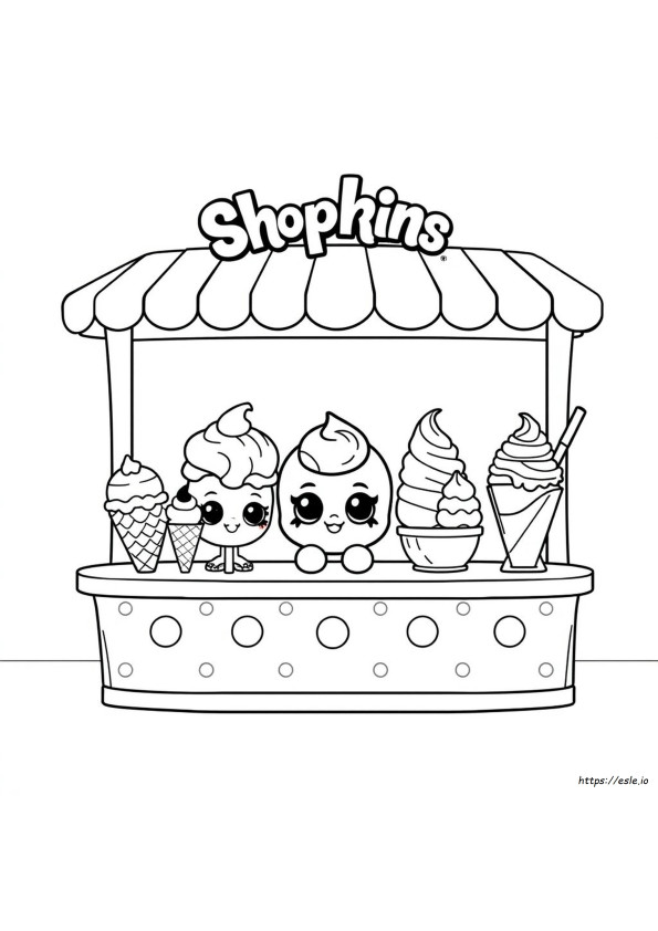 Shopkins Eis Ausmalbilder