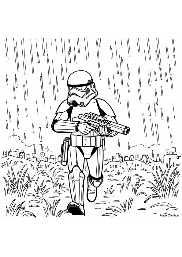 Storm Trooper Coloring