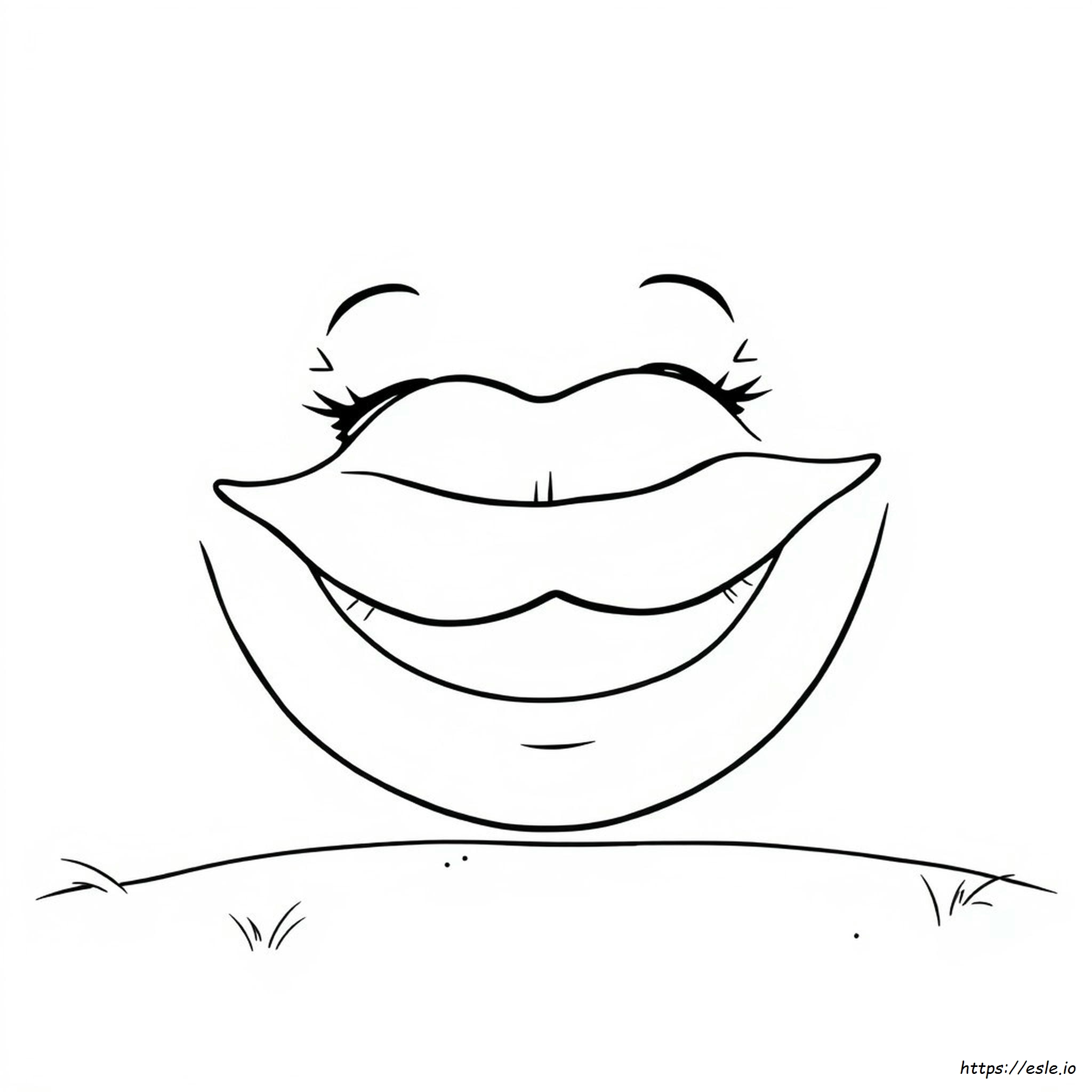 Lippy Lips Coloring Pages
