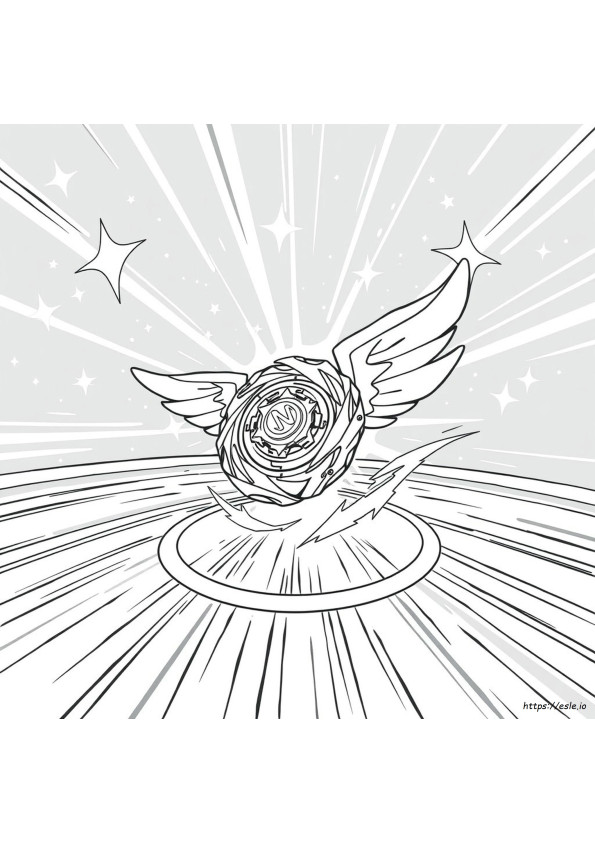 Beyblade Galaxy Pegasus Ausmalbilder