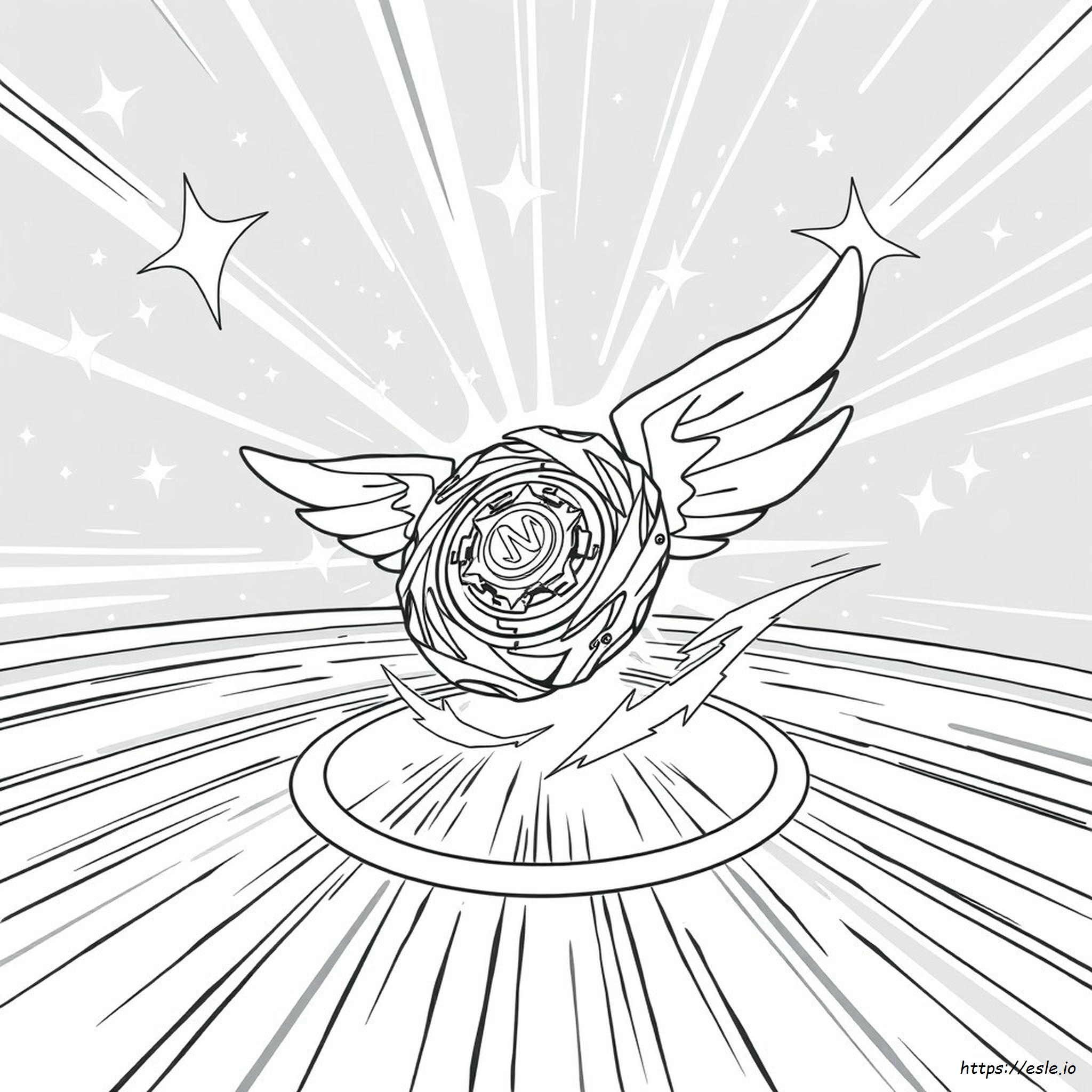 Beyblade Galaxy Pegasus Coloring Pages