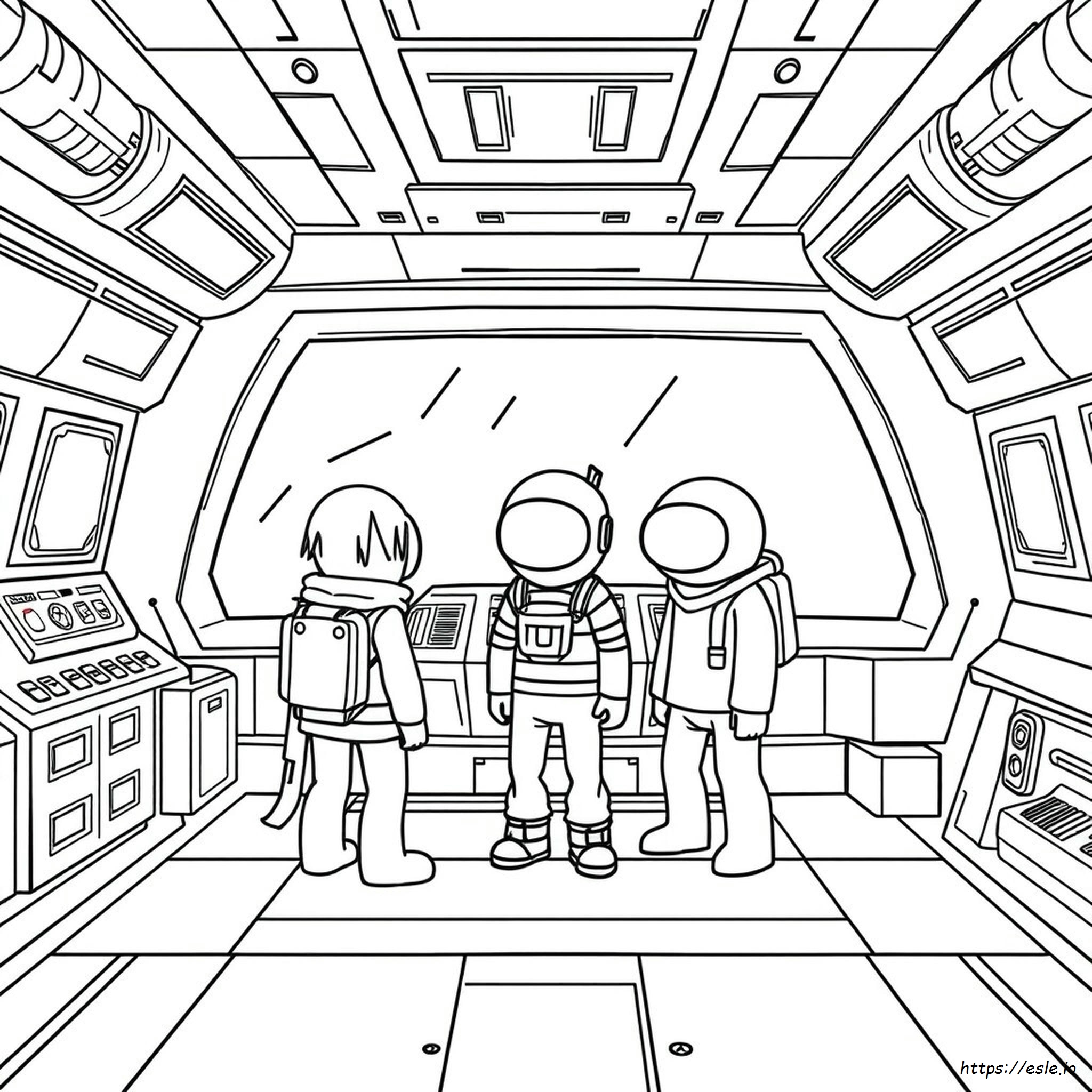 Coloring Pictures Of Among Us Characters