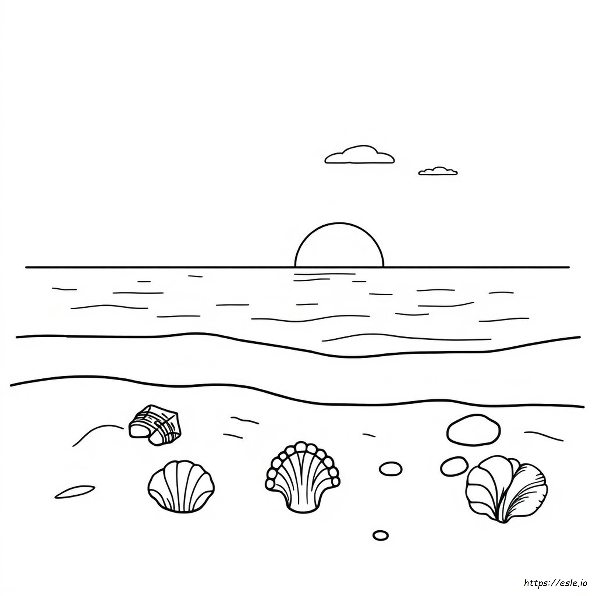 Coloring Pages Of The Beach