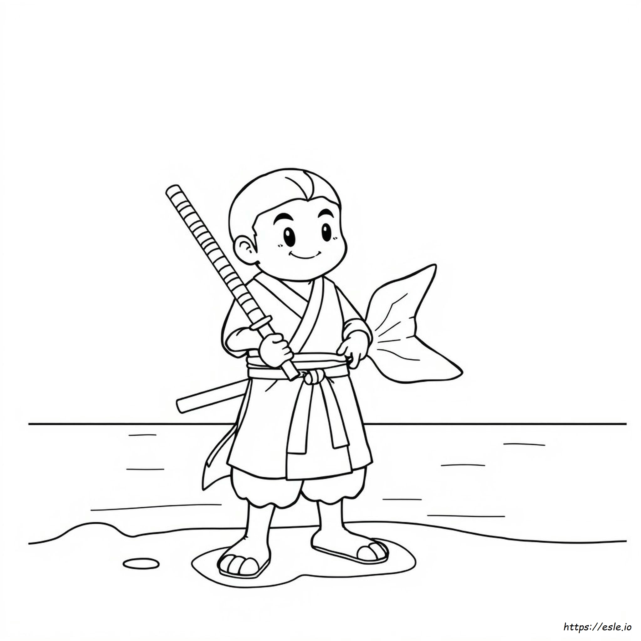 Kisame Coloring Pages