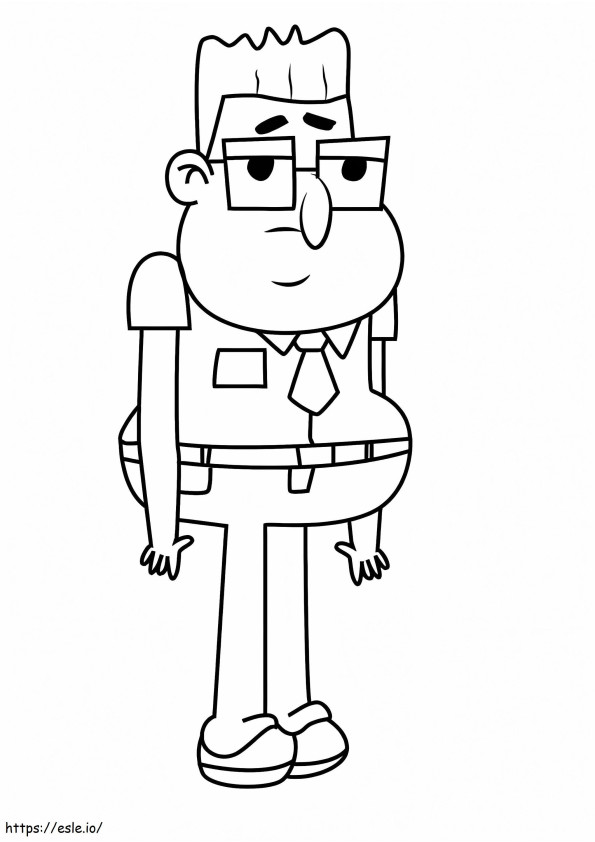 Mr. LemonJello From Looped coloring page