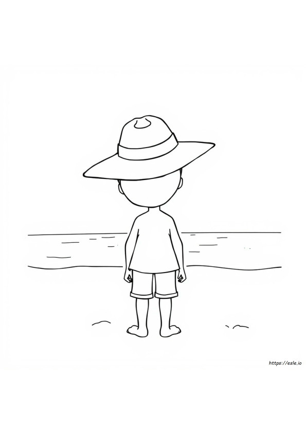 帽子のぬりえ