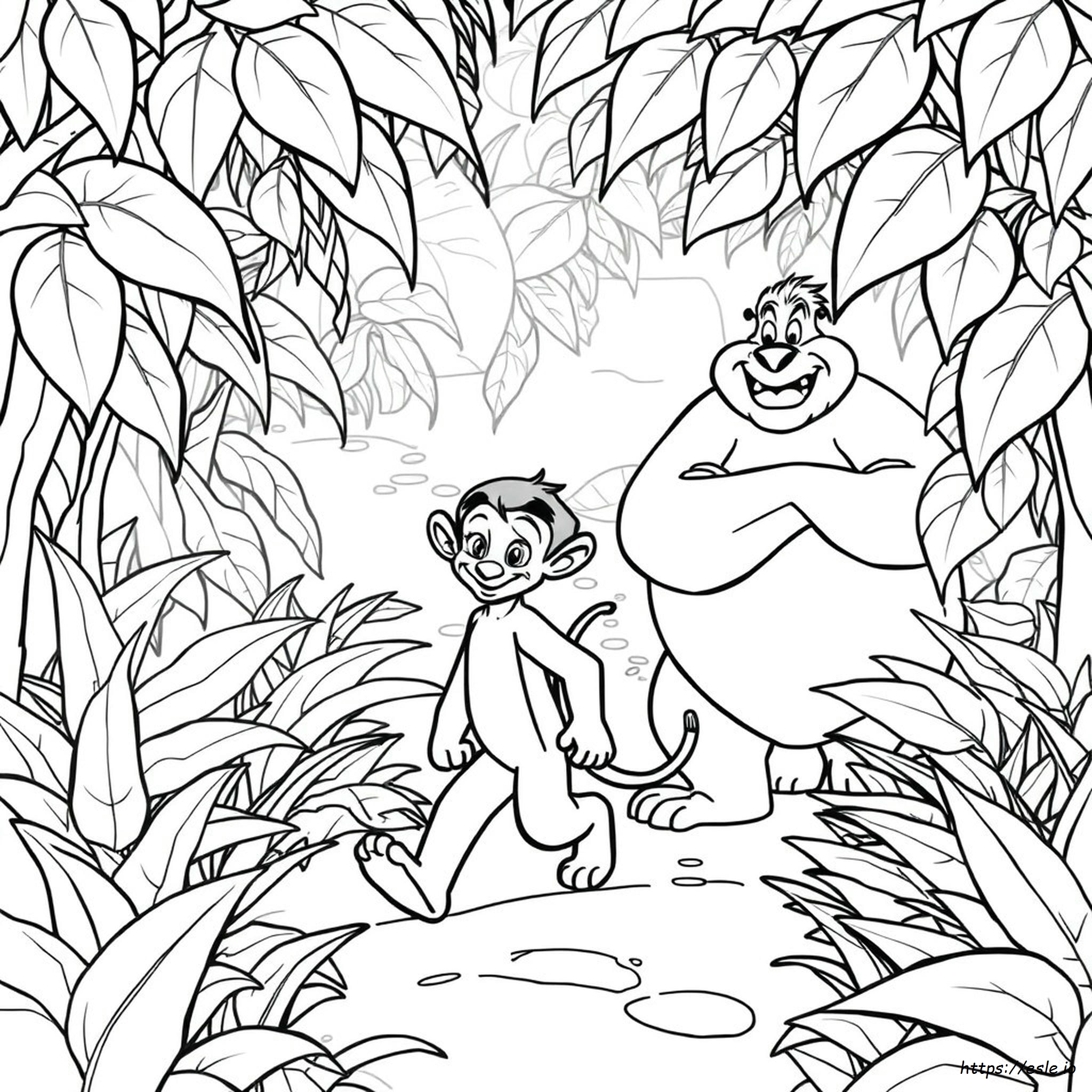 Free Printable Jungle Book Coloring Pages