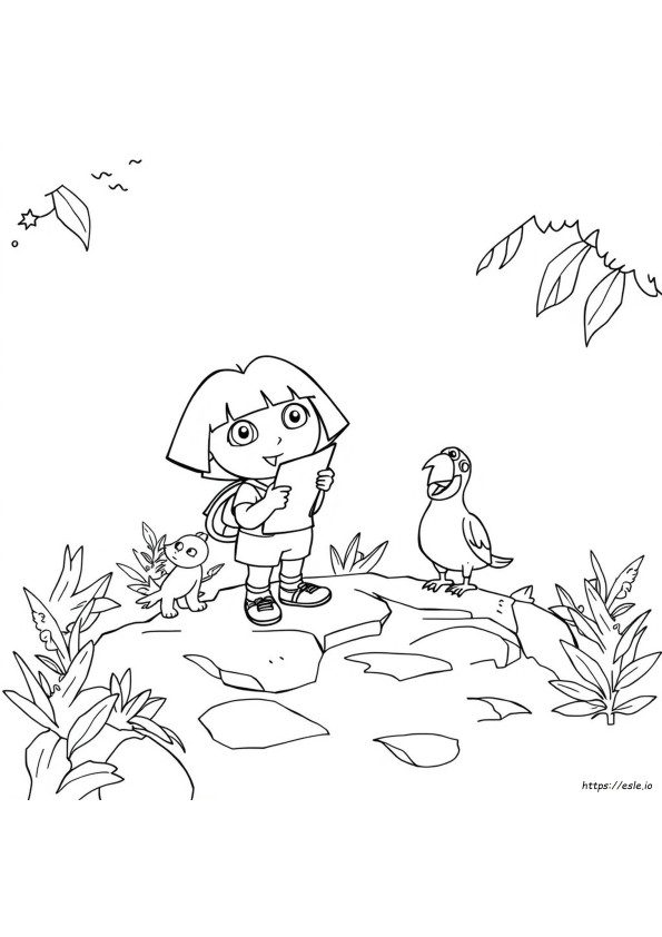 Grandi Disegni Di Dora Da Colorare