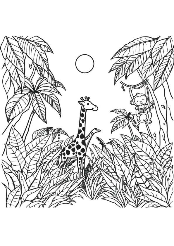 Coloriages Sur La Jungle