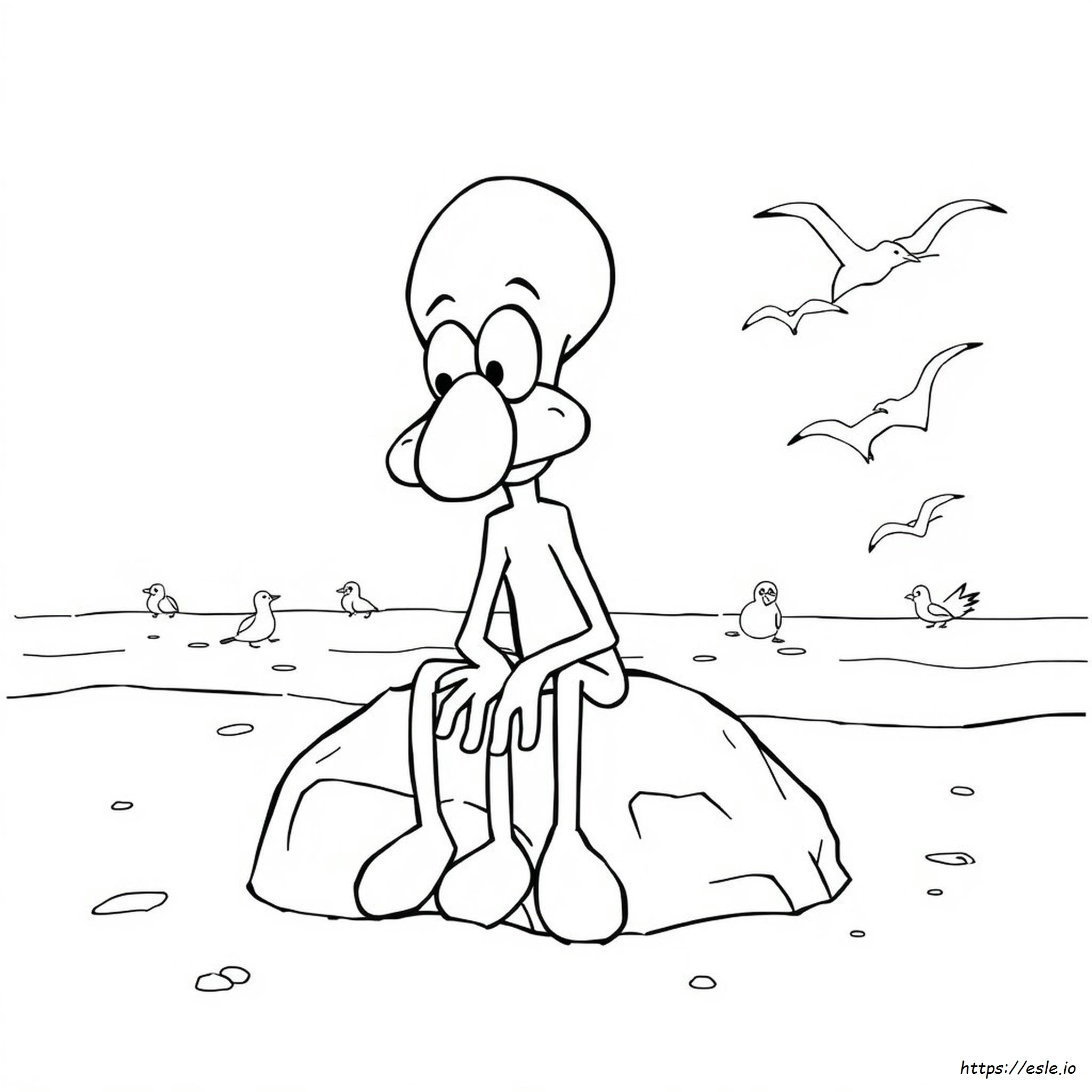 Coloring Pictures Of Squidward