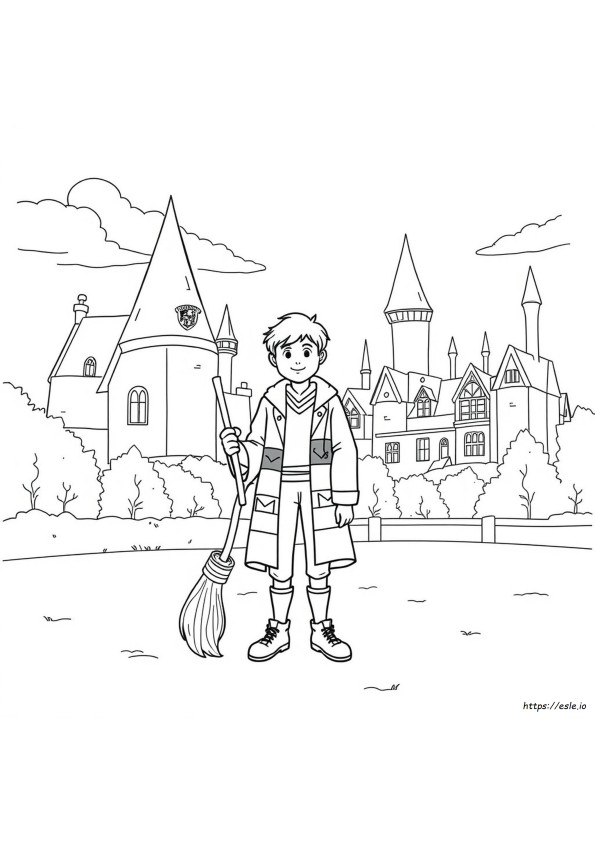 Kolorowanki Harry Potter Ron