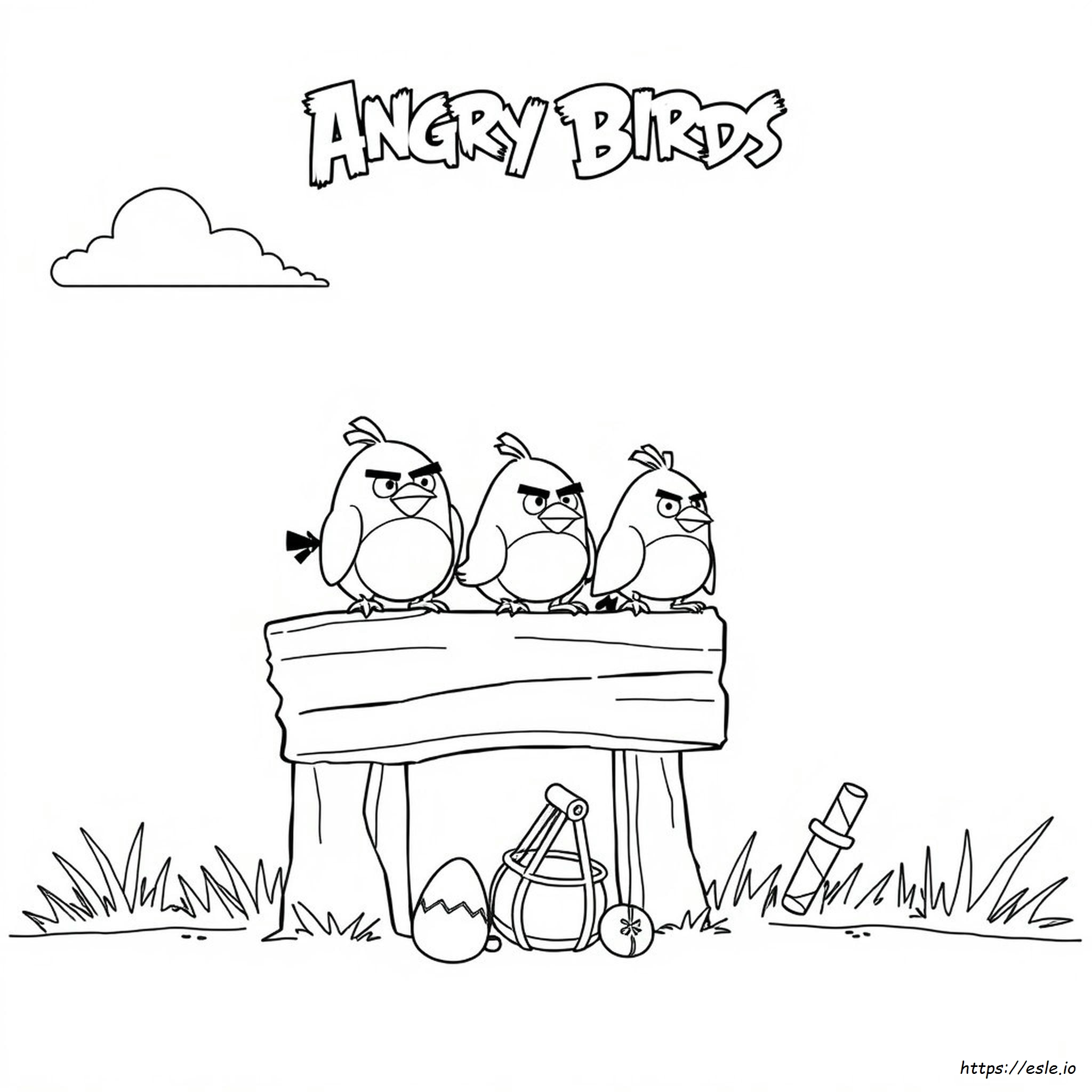 Angry Birds Coloring
