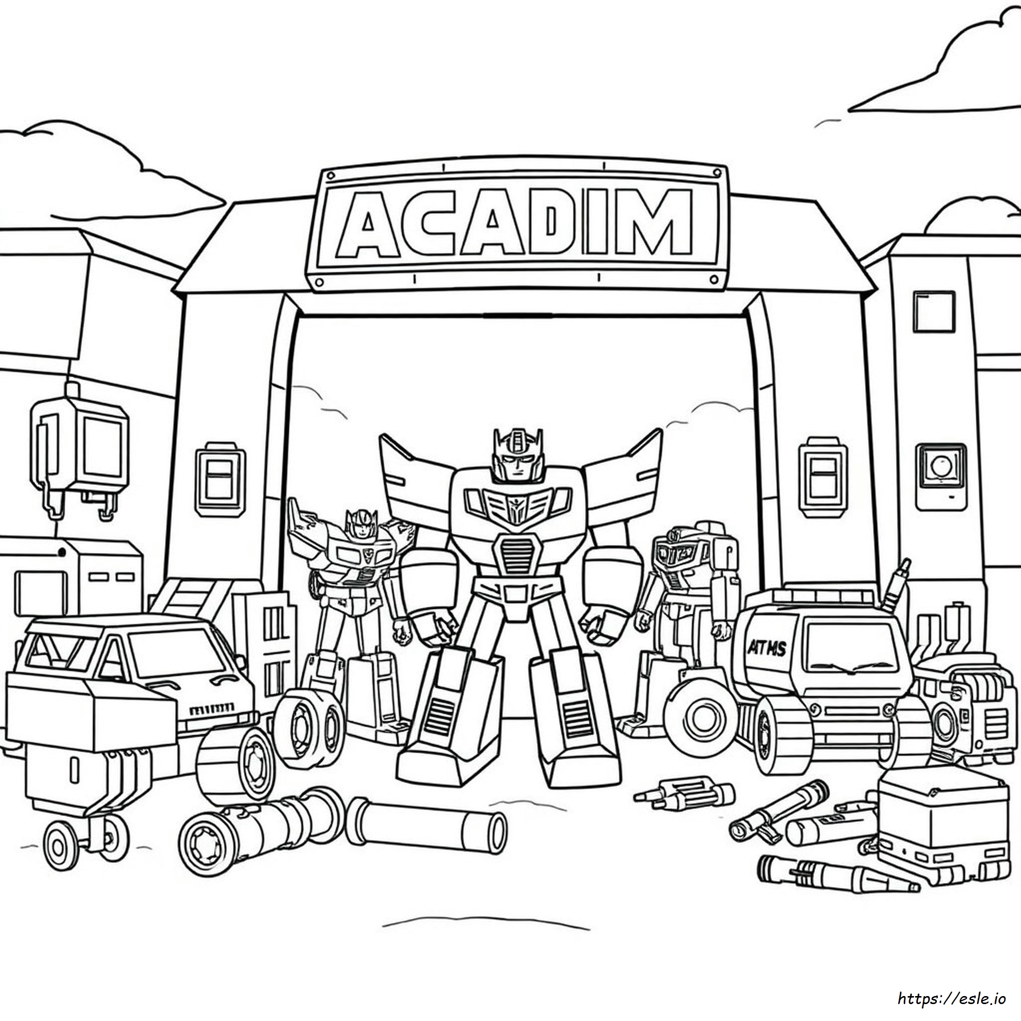 Transformers Rescue Bots Academy Coloring Pages