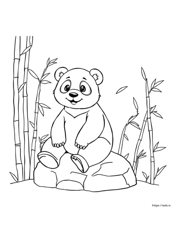 Panda Malvorlage