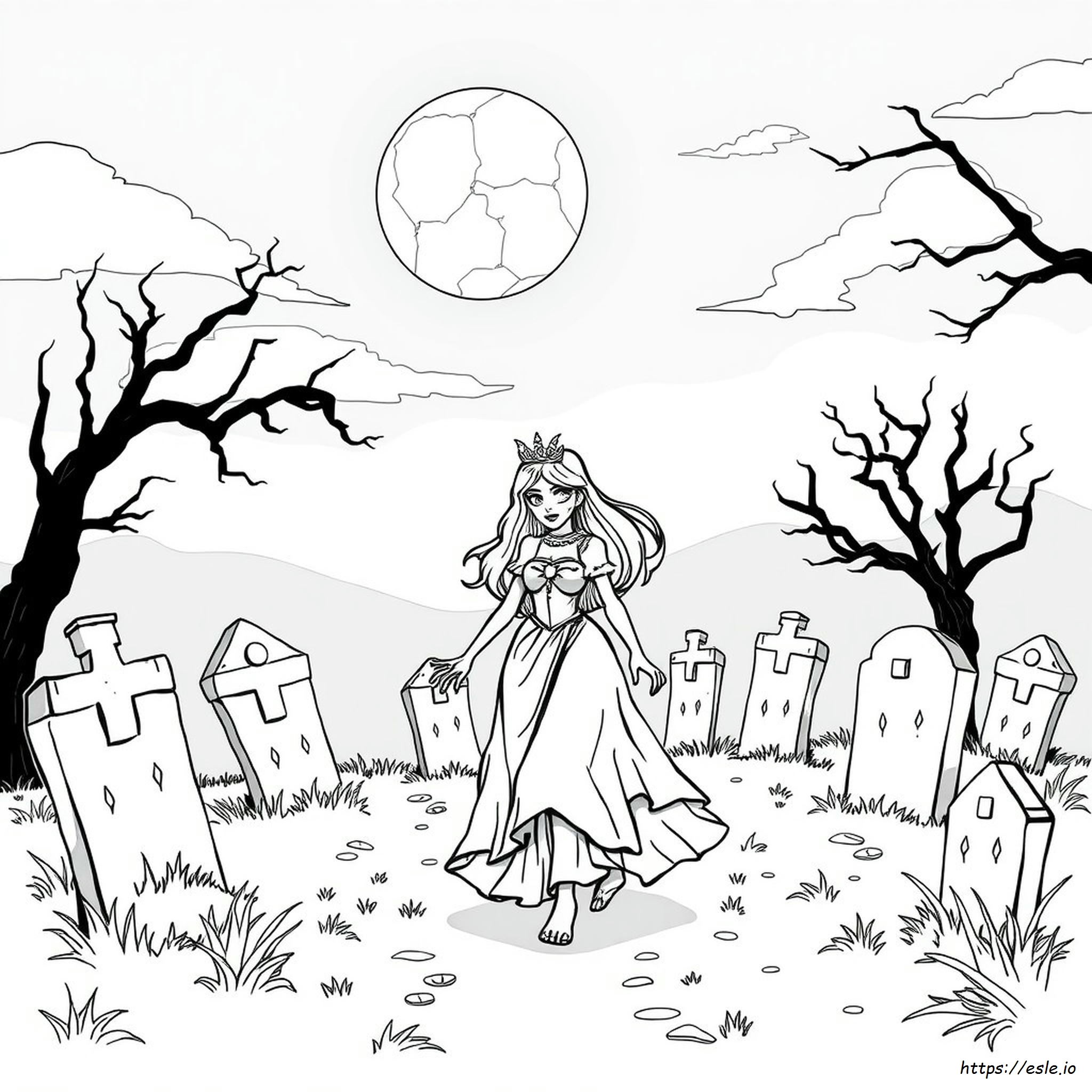 Principesse Zombie Da Colorare