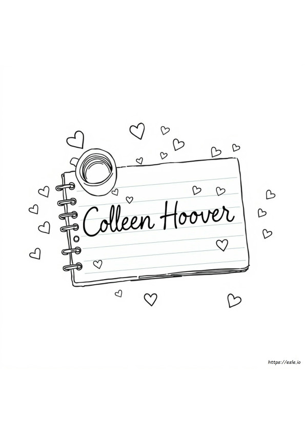 Buku Mewarnai Colleen Hoover