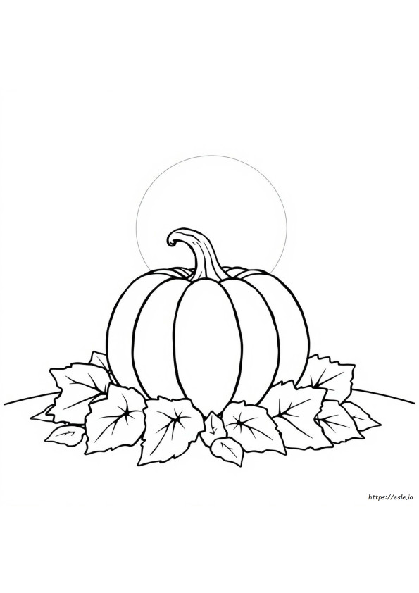 Coloriages Forme De Citrouille