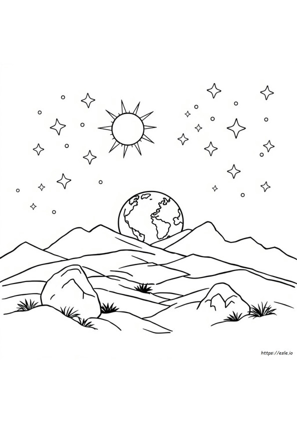 God Made Everything Coloring Page