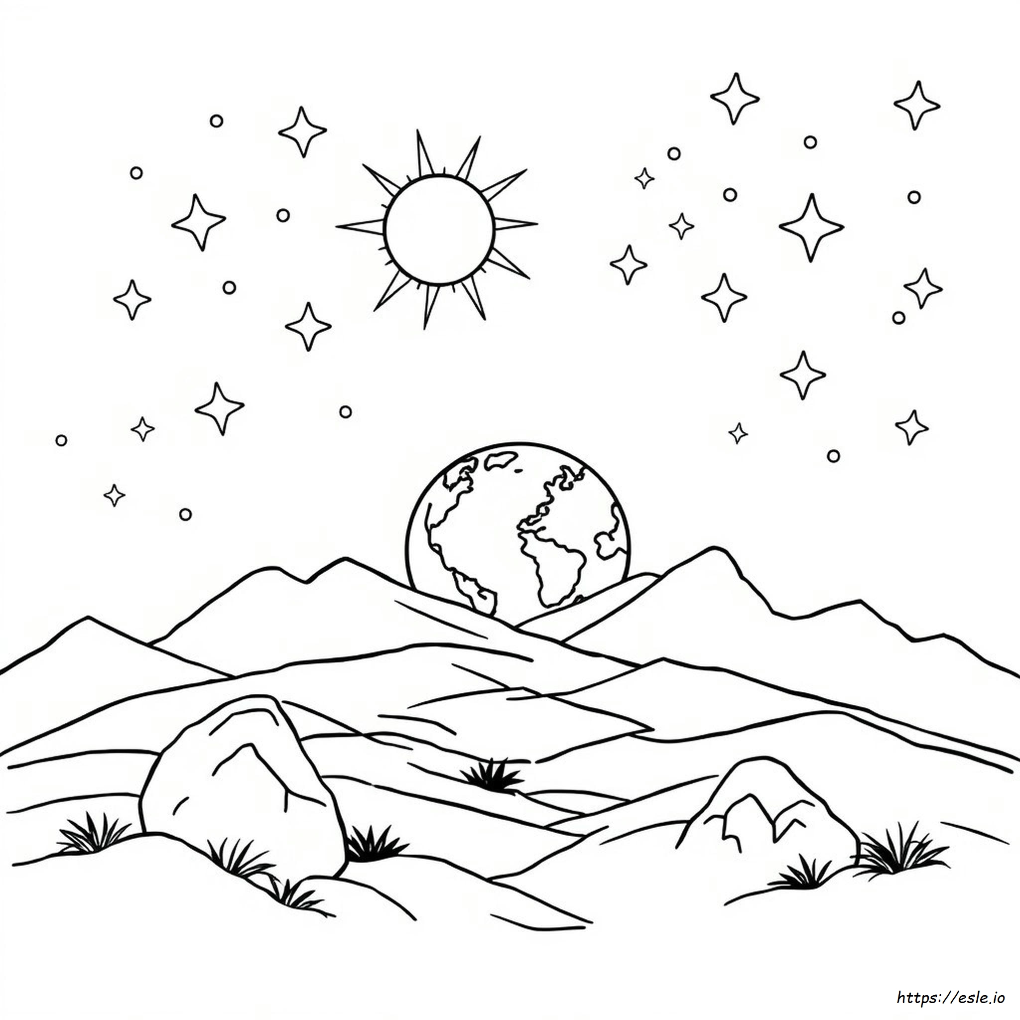 Coloriage Dieu A Tout Créé