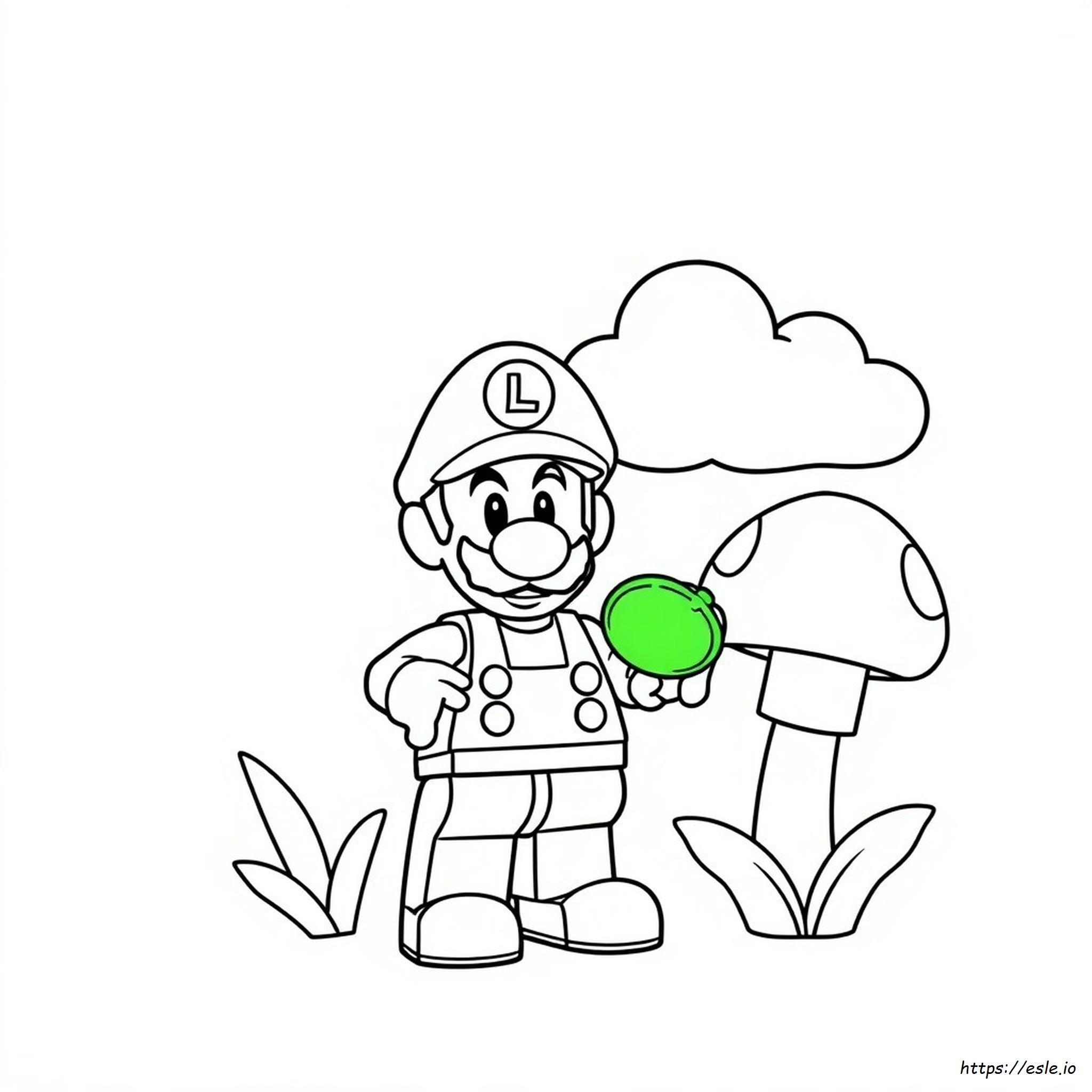 Coloriages Lego Luigi À Imprimer