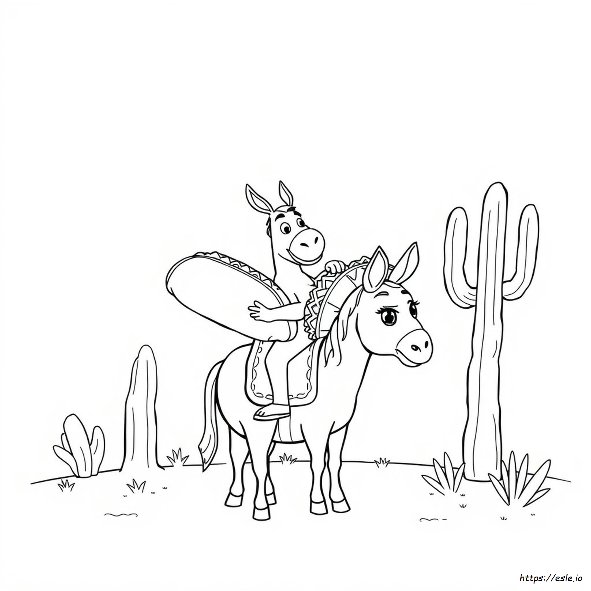 Burrito Coloring Page