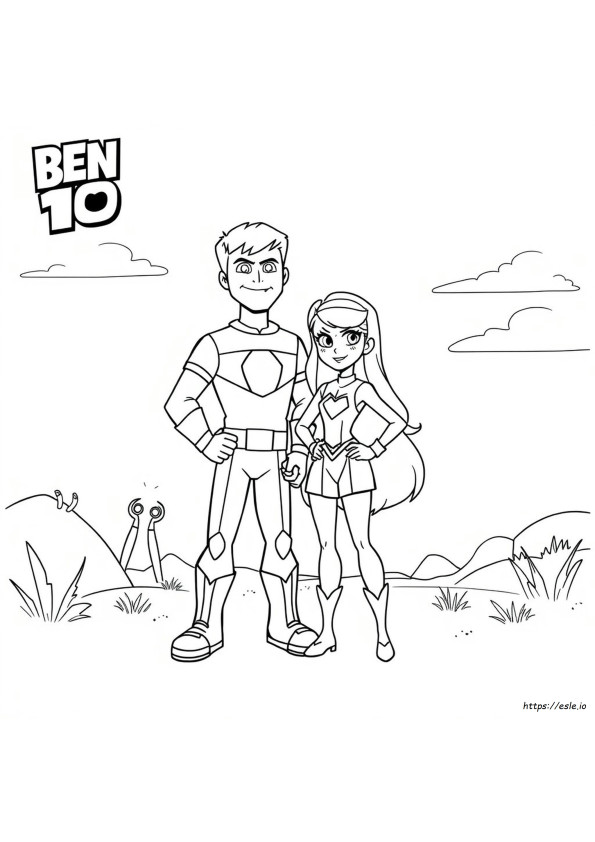 Dibujos De Ben 10 De Cartoon Network Para Colorear