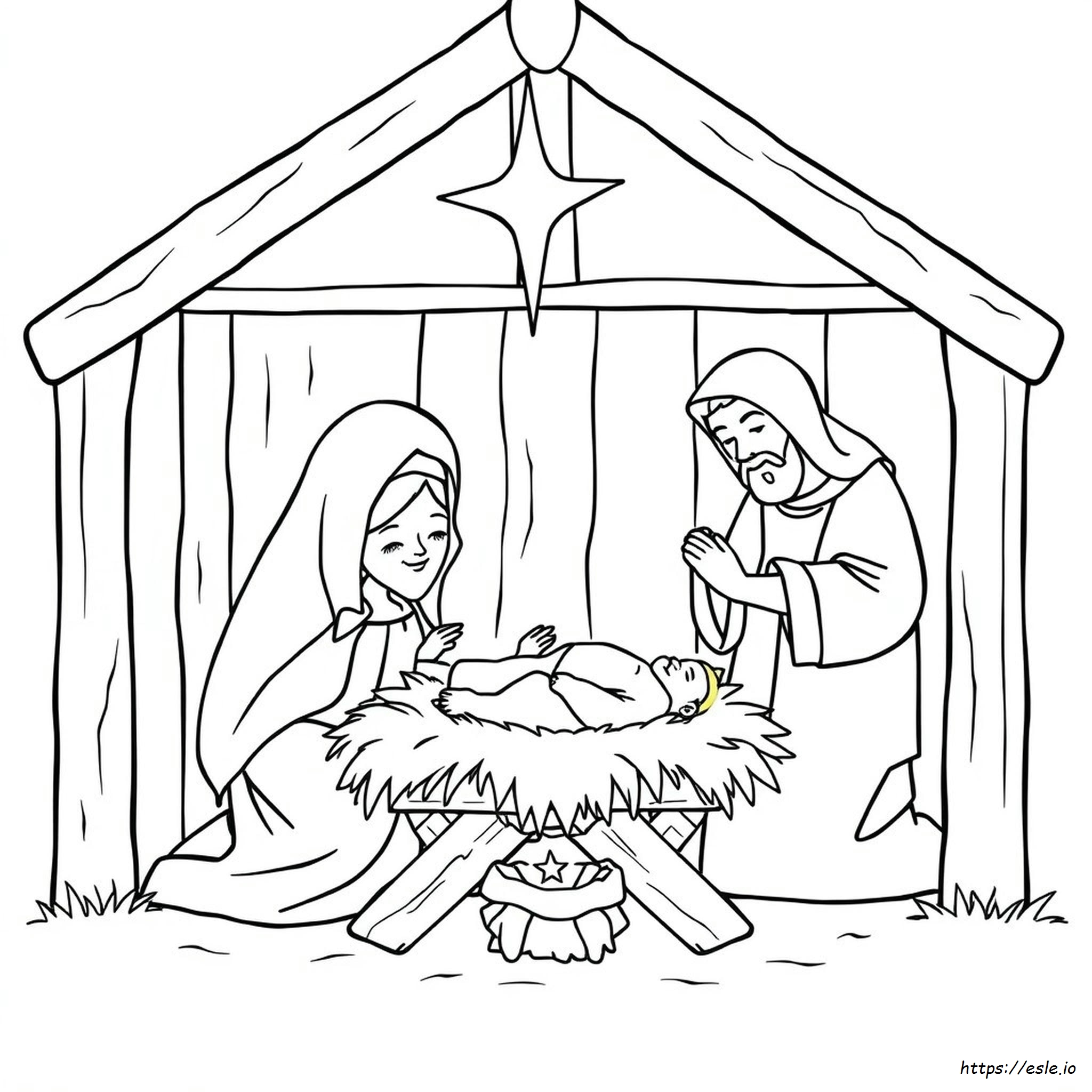 Happy Birthday Jesus Printable Coloring Pages