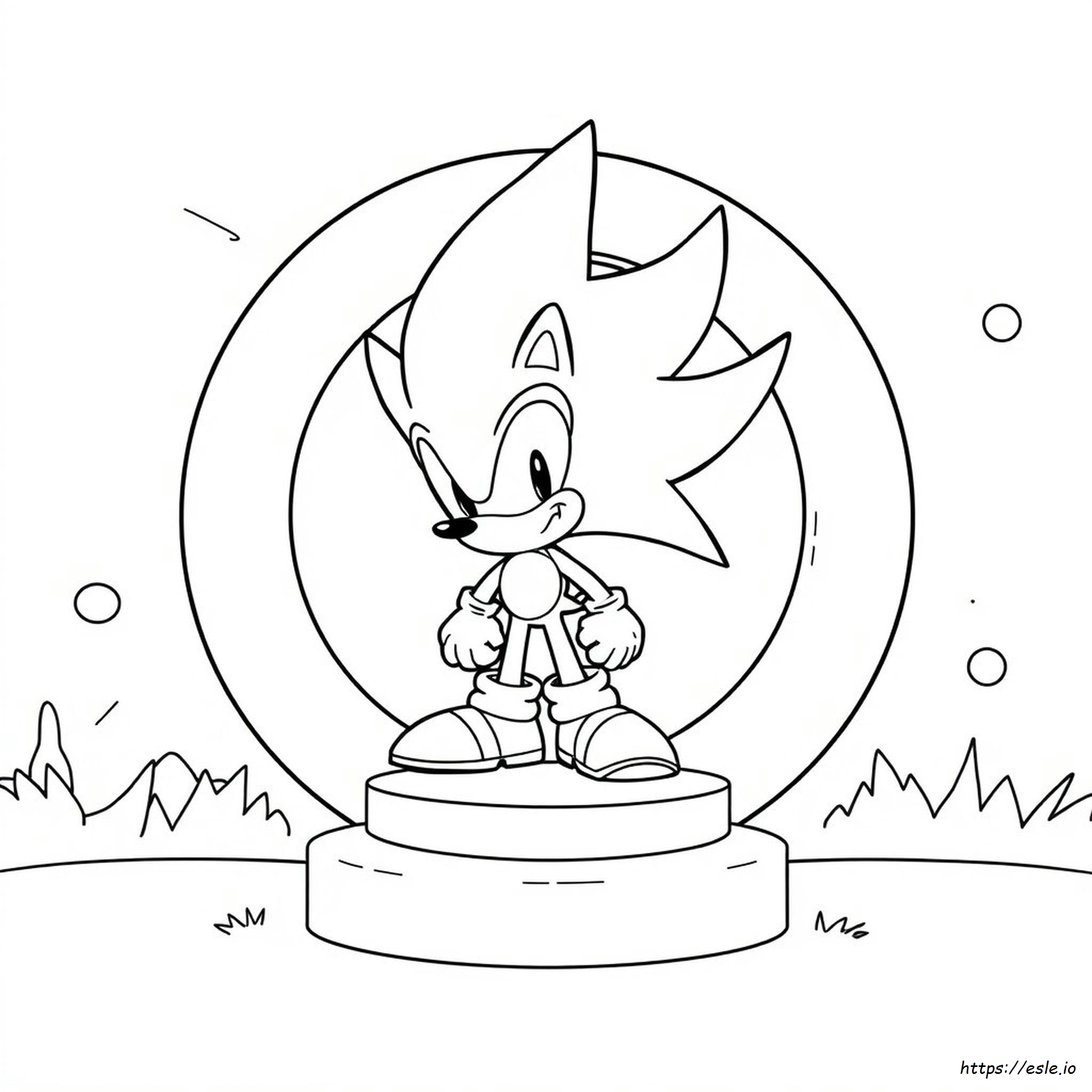 Free Coloring Pages Of Sonic