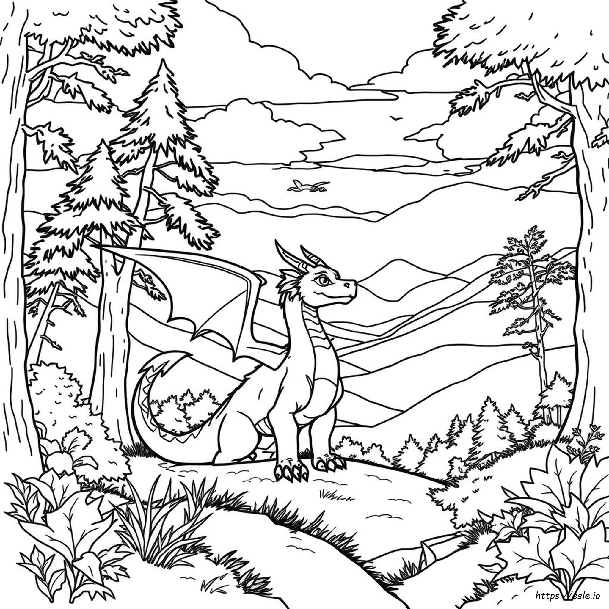 Dragonide Da Colorare