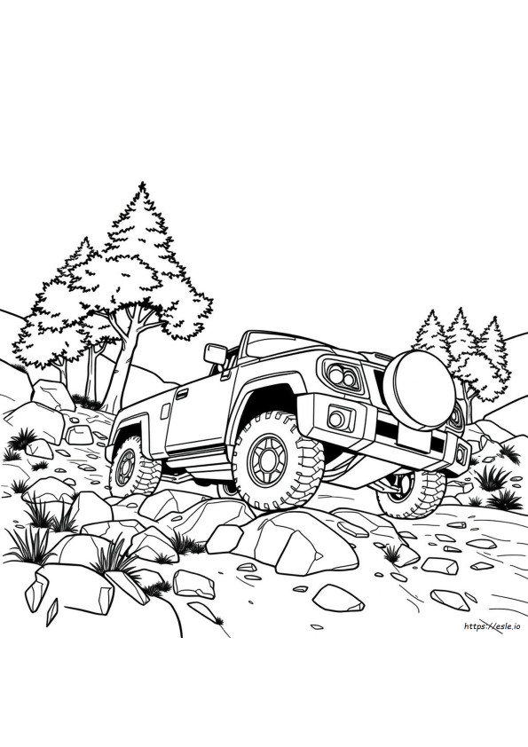 Nissan Patrol Colouring Pages