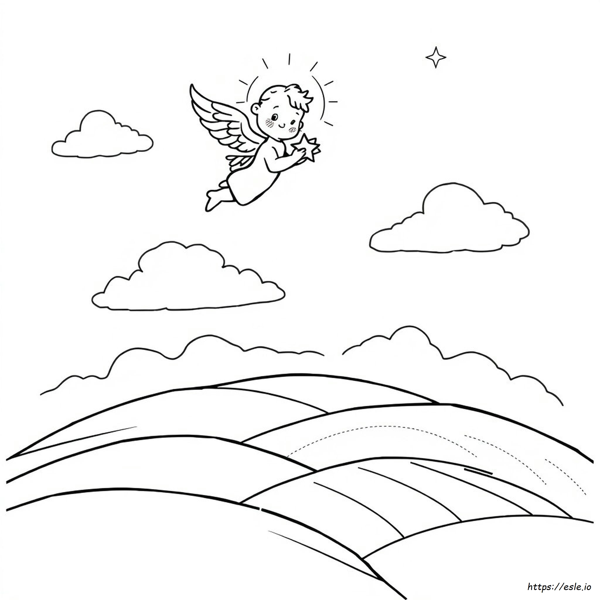 Disegni Da Colorare Cielo E Terra