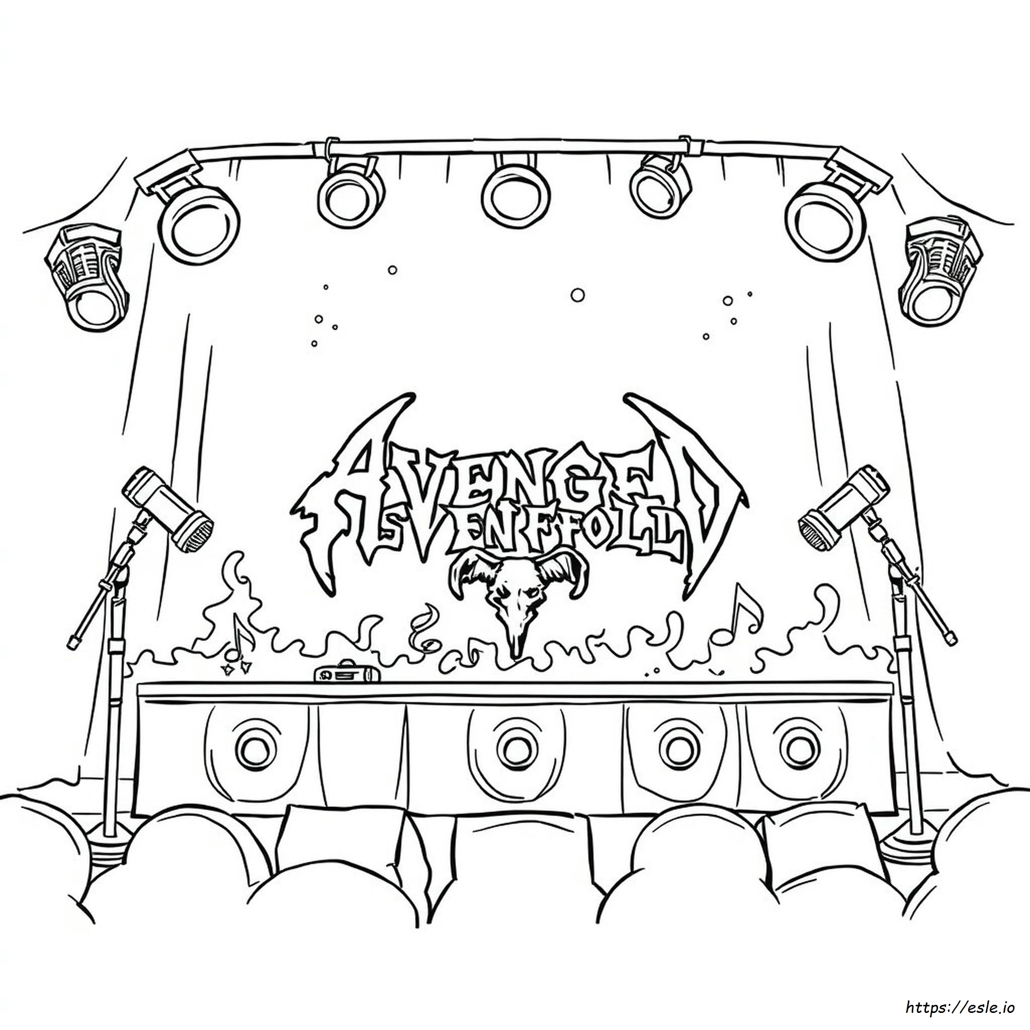 Avenged Sevenfold Coloring Pages
