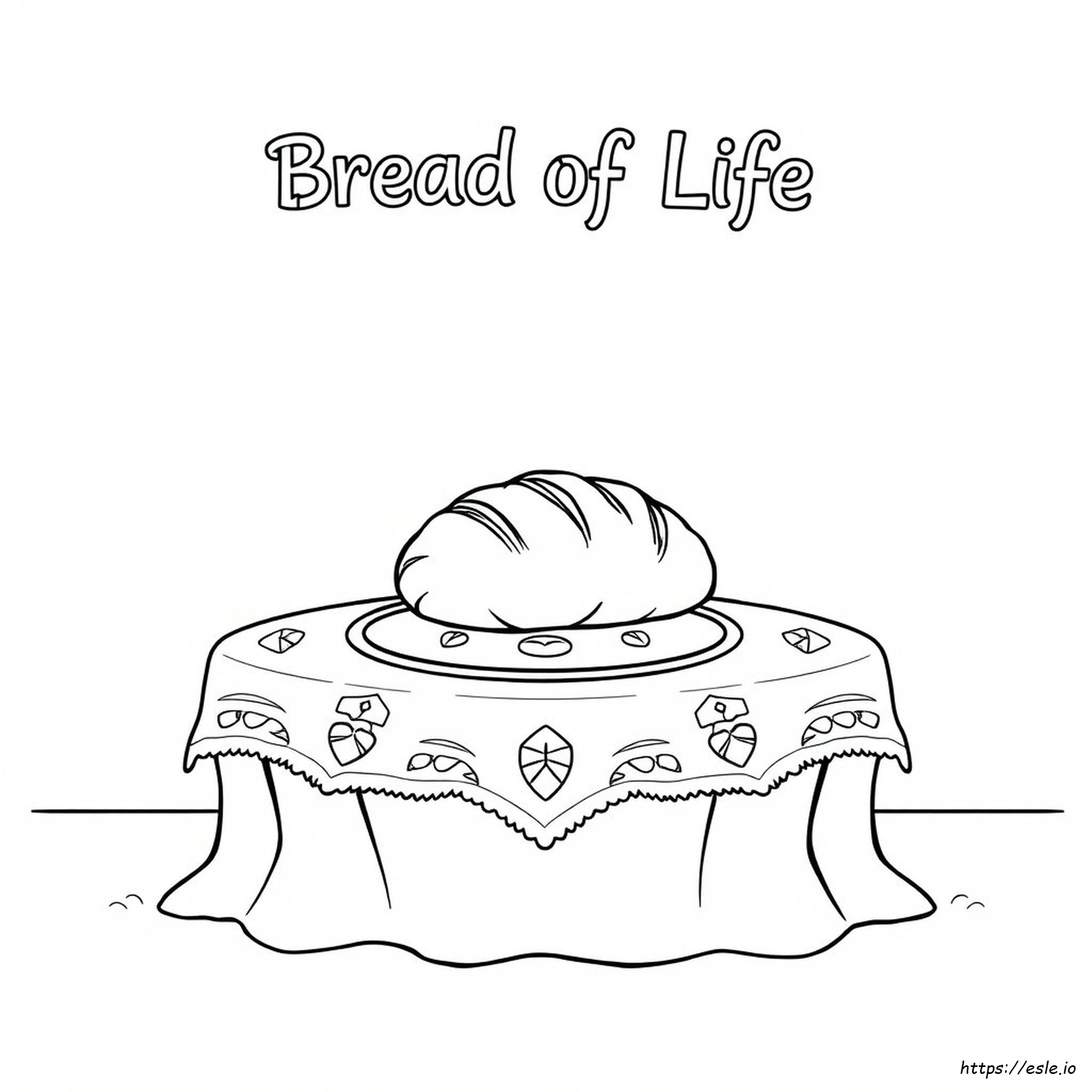 Pane Della Vita Da Colorare