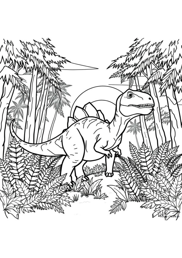 Carnotaurus Dinosaurus Värityskuvat