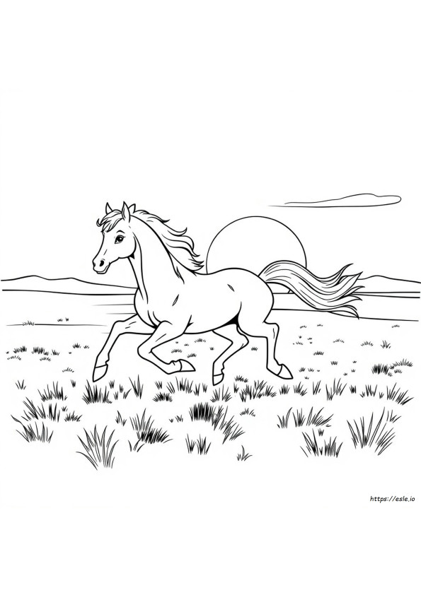 Spirit Wild Horse Coloring Pages