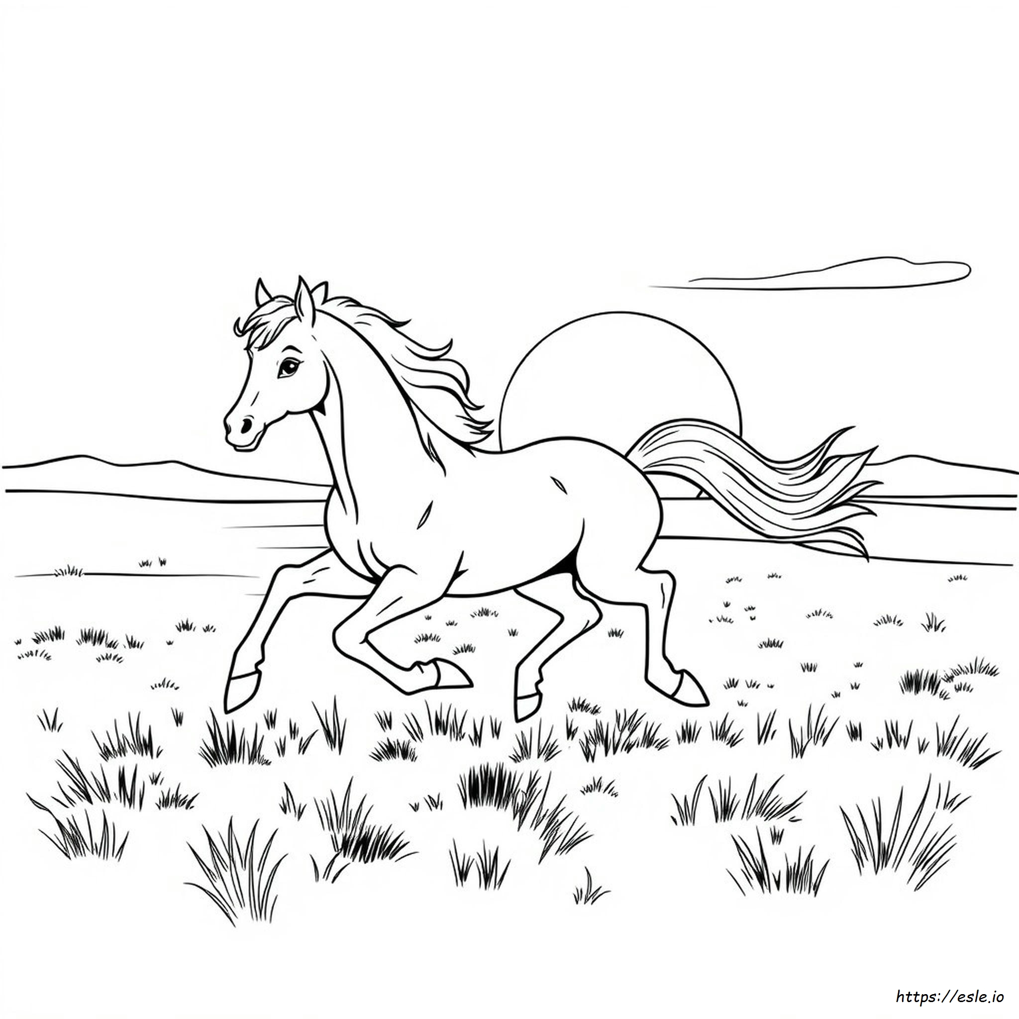 Spirit Wild Horse Coloring Pages