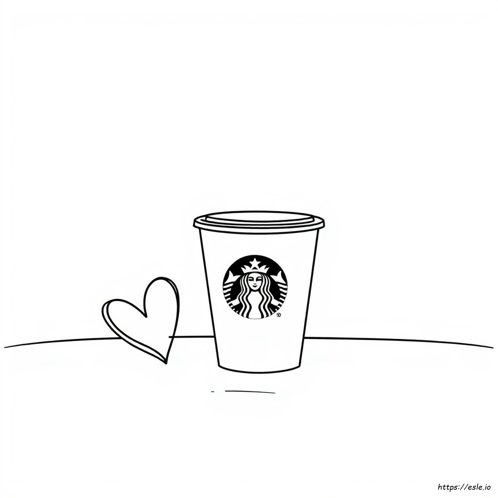 Comida De Starbucks: Páginas Bonitas Para Colorear